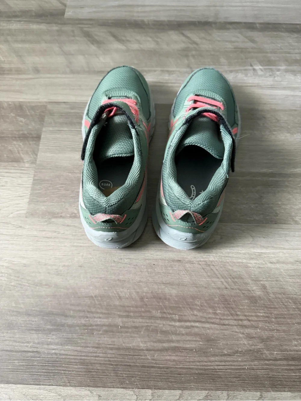 ASICS Kids' Mint Green & Coral Athletic Sneakers
